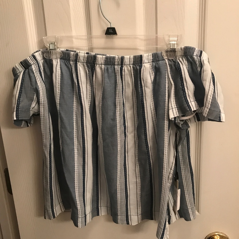OTS NWT chambray top